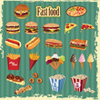 Fast Food elements and labels