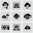 Vektor: Cloud computing icons set. Cloud computing icons set.