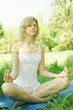 Woman meditating