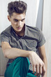 Sexy young elegant man