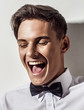 Sexy young elegant man