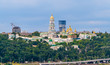 Kiev Pechersk Lavra Orthodox Monastery. View from Paton Bride