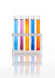 Group of test tubes in a rack