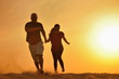 couple enjoying the sunset