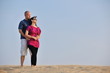 couple enjoying the sunset