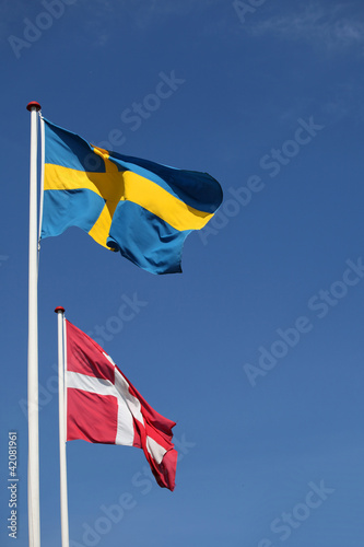 Photo: Close neighbours, Denmark and Sweden Close neighbours, Denmark and Sweden