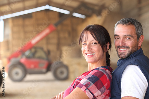 Photo: Farmer couple Farmer couple
