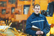 Portrait of experienced industrial engineer