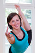 junge Frau in Balance