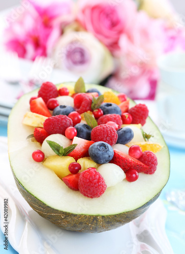 Foto: Melon fruit salad Melon fruit salad