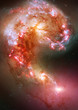 Space stars and nebula