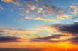 Photo: Cloudy sky at sunset Cloudy sky at sunset