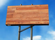 wooden billboard