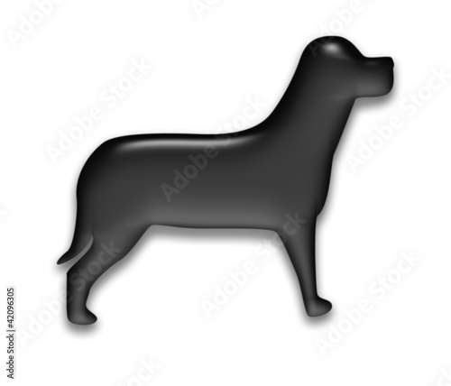 Illustration: hund dog symbol hund dog symbol
