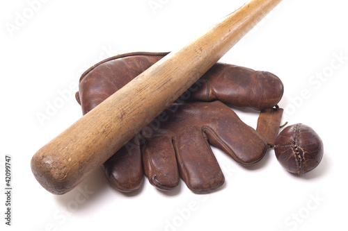 Photo: Vintage baseball set Vintage baseball set