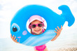 little girl on the beach