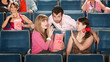 Men and Women Flirting in Theater