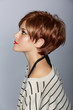 Photo: woman with short red hair woman with short red hair