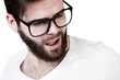 student mit brille