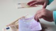 Video: Child Spreading Money and Playing With Child Spreading Money and Playing With
