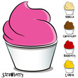 Frozen Yogurt Ice Cream Set