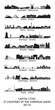skylines of the capital cities of the european union - set 01