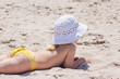 Baby on beach