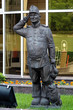Monument to The Good Soldier Svejk in Donetsk, Ukraine