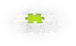 Vector background made from white puzzle pieces