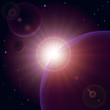 Sunrise in space
