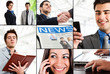 Businesspeople at work