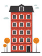 Vektor: cartoon building cartoon building