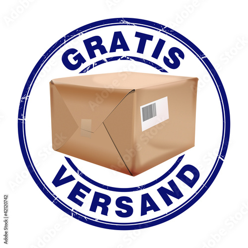 Illustration: gratis versand gratis versand