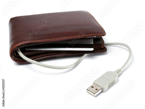 Photo: Electronic wallet Electronic wallet
