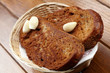 Photo: toast with garlic toast with garlic