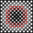 abstrakter hintergrund mit quadraten