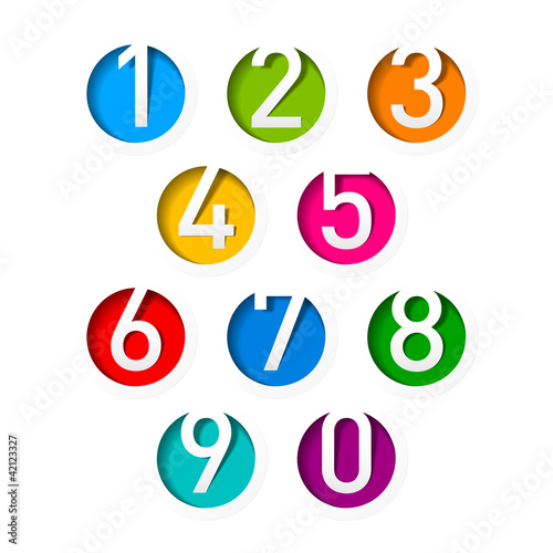 Vektor: Numbers set Numbers set