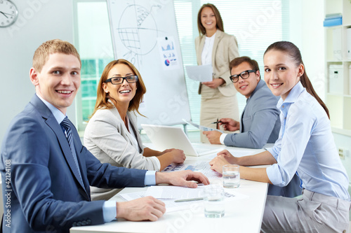 Photo: Business team portrait Business team portrait