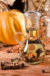 Bottle of cloves in oil
