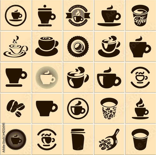 Vector: Coffee cup set. Tea cup. Vector icon collection. Coffee cup set. Tea cup. Vector icon collection.