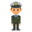 パイロット 車掌 イラスト
