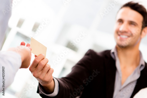 Photo: Credit card payment Credit card payment