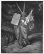 Foto: Moses comes down from the mountain with the tablets of Law Moses comes down from the mountain with the tablets of Law