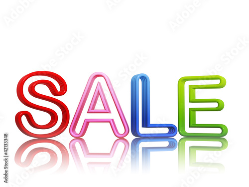 Illustration: colorful sale colorful sale