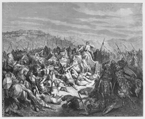 Foto: The Israelites slaughter the Syrians The Israelites slaughter the Syrians