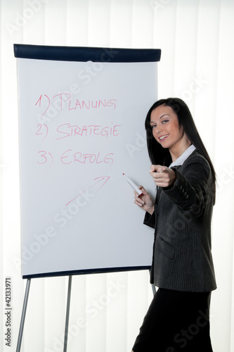 Foto: Coach Flipchart in Deutsch. Coach Flipchart in Deutsch.