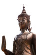 Buddha statue on white-background