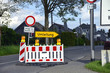 Foto: Umleitung, Baustelle, Straßenbau, Umweg, Straßensperre, Sperre Umleitung, Baustelle, Straßenbau, Umweg, Straßensperre, Sperre