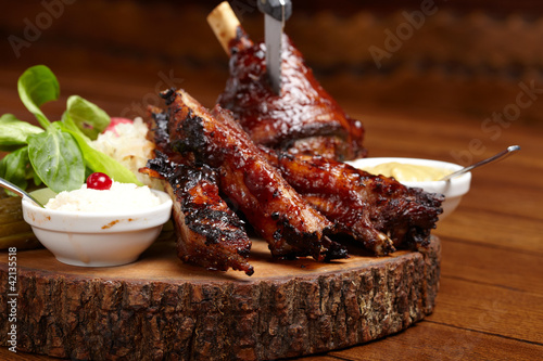 Photo: delicious BBQ ribs delicious BBQ ribs
