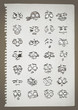 Vintage faces collection